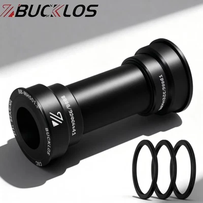 BUCKLOS Ceramic/Steel Bearing Bottom Bracket 86/92mm Threaded MTB Road Bike BB - Image 1 of 4