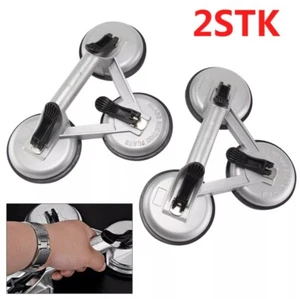 2x Saugheber 150kg Aluminium Vakuum Glassauger Saugnäpfe Saugnäpfe Scheibenheber - Bild 1 von 15