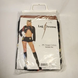 Leg Avenue Erwachsene Damen 3-teilig sexy Trooper Uniform mit Hut Halloween Kostüm groß - Bild 1 von 8