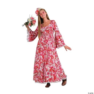 Women’s Hippie Flower Child Costume - Standard 14/16 - Picture 1 of 2