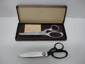 Le Bec L-40 in Box & Clauss Chrome Pinking Shears or Large Scissors 9" Long - Picture 1 of 12