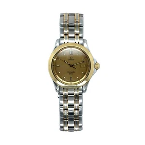 Omega Seamaster Quartz 18k Two-Tone Watch - Picture 1 of 2