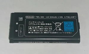 New Original Genuine OEM Nintendo DSi NDSi NDSiL Battery TWL-003 840mAh - Picture 1 of 2
