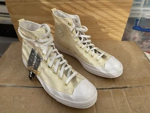 100% Genuine Converse Gold Trainers - Size UK 10 - Brand new  - Picture 1 of 14