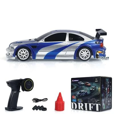 RC 1/43 Scale Ready to Run Race Car Remote Control Drift Car 4WD Mini Toy Lights - Image 1 of 4