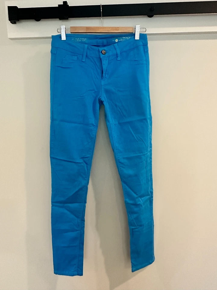 Classic Skinny Fade to Blue Jeans - Size 28 - Color: Bright Blue - Image 1 of 4