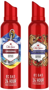 Old Spice Original Lionpride Deodorant Body Spray Long Lasting 140 ML Set Of 2 - Picture 1 of 5