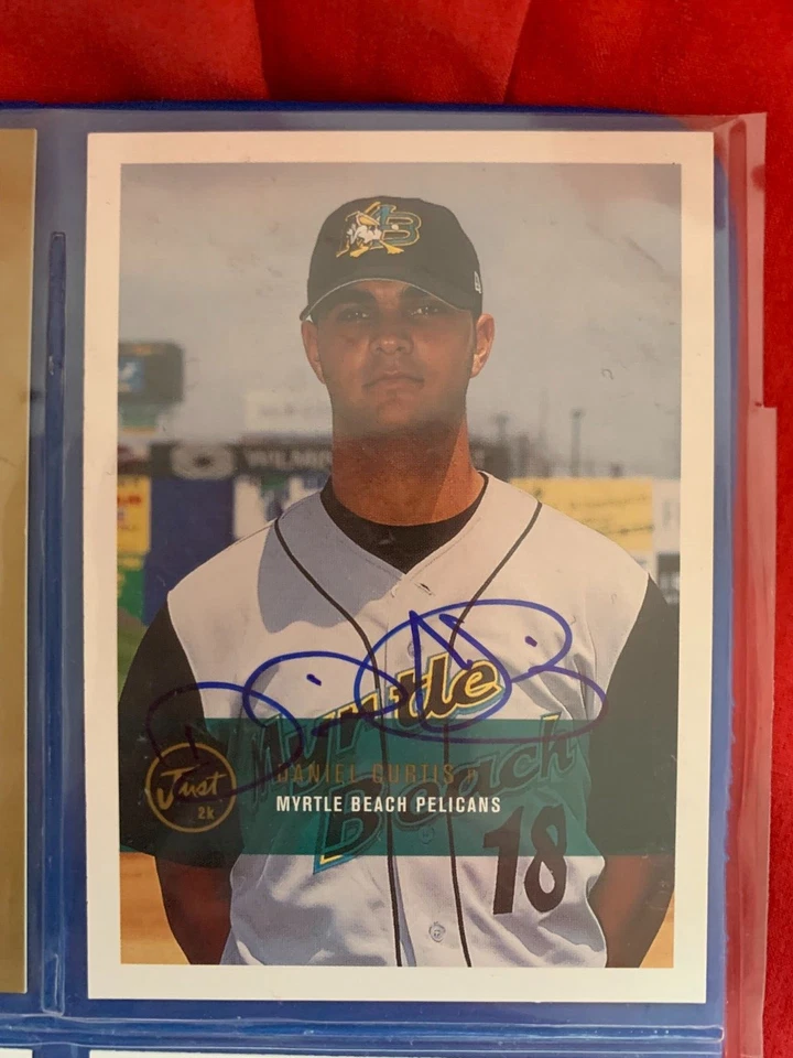 DANIEL CURTIS AUTOGRAPHED SIGNED 2000 JUST MINORS CARD COA - Image 1 of 1