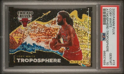 2020-21 PANINI FLUX ATMOSPHERE #13 COBY WHITE TROPOSPHERE PSA 10 💎💎💎💎 - Image 1 of 2
