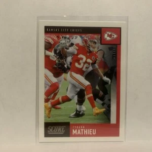 #141 Tyrann Mathieu Kansas City Chiefs 2020 Score Football Card LU - Picture 1 of 2