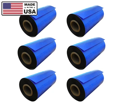 Thermal Transfer Ribbon Premium Black Wax 6 Pack 4.02" X 984' - Image 1 of 4
