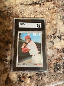 1970 Topps - Lee May #225 Reds/Astros Great Graded SGC-6 Ex-Near Mint Set Break - Bild 1 von 2
