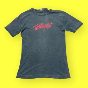 Vintage Ted Nugent T Shirt 1980 Wango Tango European Tour Medium Vtg 80s - Picture 1 of 4