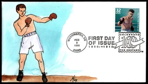 1998 Jack Dempsey Title FDC Hand Painted Melissa Fox 1 of 1! Cachet - Picture 1 of 2