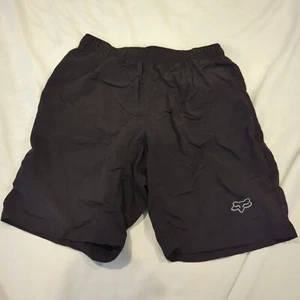 Fox Men’s L Padded Lined Bike Shorts Black With Pockets - Picture 1 of 8