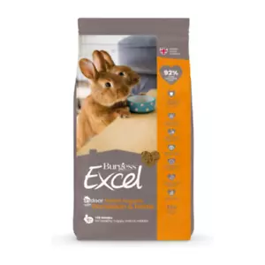 10kg Burgess Excel Indoor Rabbit Pellets - Picture 1 of 5
