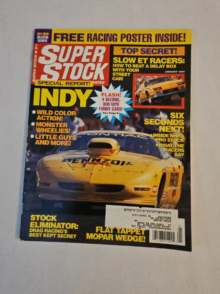 1994 January, Super Stock Magazine, Stock Eliminator, (MH914) - Imagem 1 de 3