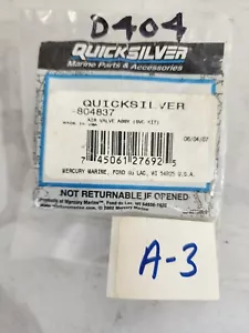 Genuine Quicksilver Mercury 804837 Air Valve - Bild 1 von 2