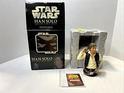 Mini busto gigante suave de Star Wars Han Solo escala 1/6 4415/8000 Y1 Foto 1 de 4