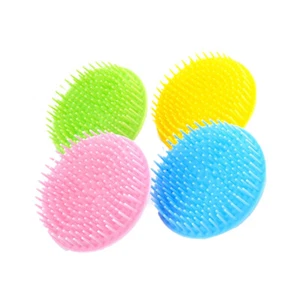 Cabezal de masaje 4 piezas de cepillo de ducha para lavar el cabello y la caspa para hombres y mujeres - Imagen 1 de 12
