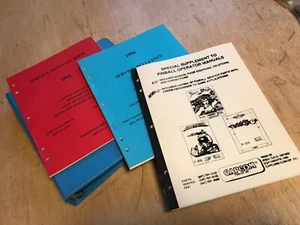 Capcom Service Bulletins Binder with Arcade Pinball game manuals, service, notes - Picture 1 of 7