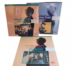Alfred Hitchcock 3 Laserdisc Collection All EX All NEW SEALED Family Plot, Harry - Picture 1 of 7