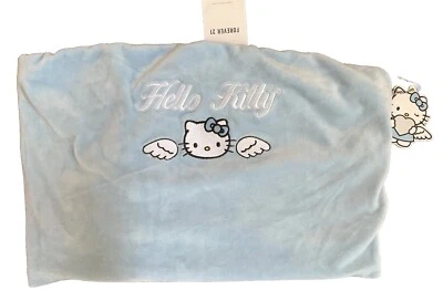 Hello Kitty X Forever 21 синий ангел трубка верхний бархат Sanrio размер XL новый с Ярлыками - Изображение 1 из 2