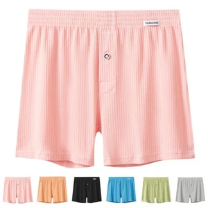 Mens Casual Loose Boxer Briefs with Threaded Arrow Design in Various Colors - Picture 1 of 17