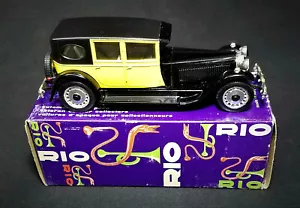 Rio Diecast Car 1927 Bugatti Royale Model 41 Yellow #54 - Picture 1 of 6