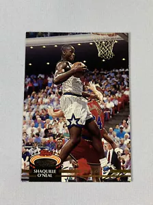 1992-93 Topps Stadium Club Shaquille O'Neal Rookie Card RC #247 Orlando Magic - Foto 1 di 2