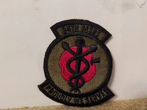 USAF 34th Medical Service Evacuation Squadron AFB PATCH 3 1/2 x 3 inches - Picture 1 of 3