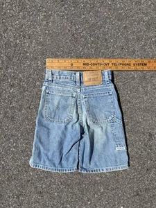 Vintage 1997 Levis Kids/Boys carpenter shorts size 6 white tab - Picture 1 of 6