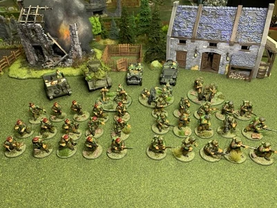 Bolt Action 28mm British and Inter Allied Forces WW2 Painted Miniature Lot - Image 1 of 4