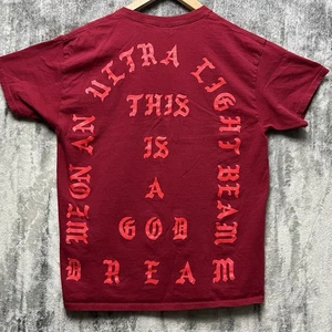 2016 Kanye West I Feel Like Pablo Ultraleichtstrahl T-Shirt Größe Large rot - Bild 1 von 5