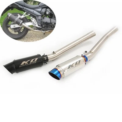 Tubo de escape 51 mm silenciador puntas medio para Suzuki GSF600 Bandit 600 1250 1995-2006 Foto 1 de 4
