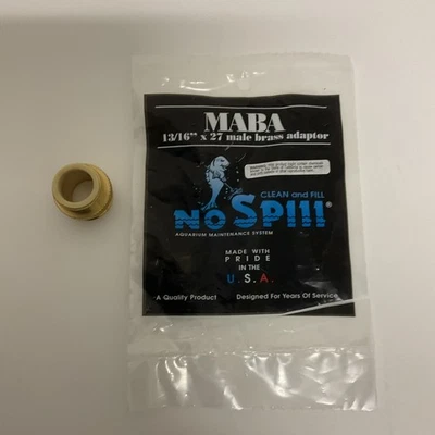 Python Male Brass Adapter 13/16" x 27 - Image 1 of 4