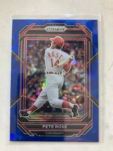 2023 Panini Prizm - Pete Rose #33 Blue Cracked Ice Prizm - Picture 1 of 2