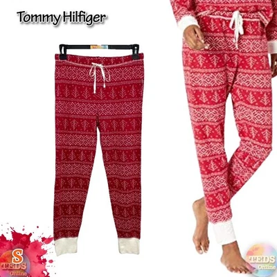 全新带标签 Tommy Hilfiger 女式 S 热圣诞睡衣裤(仅裤子) — 第 1/4 张图片