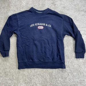 Suéter Levi Strauss & Co Mujer’s Rojo Tab Cuello Redondo Azul Marino Talla Grande - Imagen 1 de 9