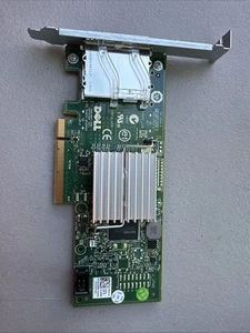 Dell 12DNW Dual Port 6Gb/s SAS HBA Controller Adapter Card PCI High Profile - Picture 1 of 4