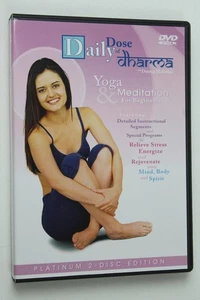 Daily Dose Of Dharma - Danica McKellar (2 DVD Set) Yoga & Meditation New - Picture 1 of 4