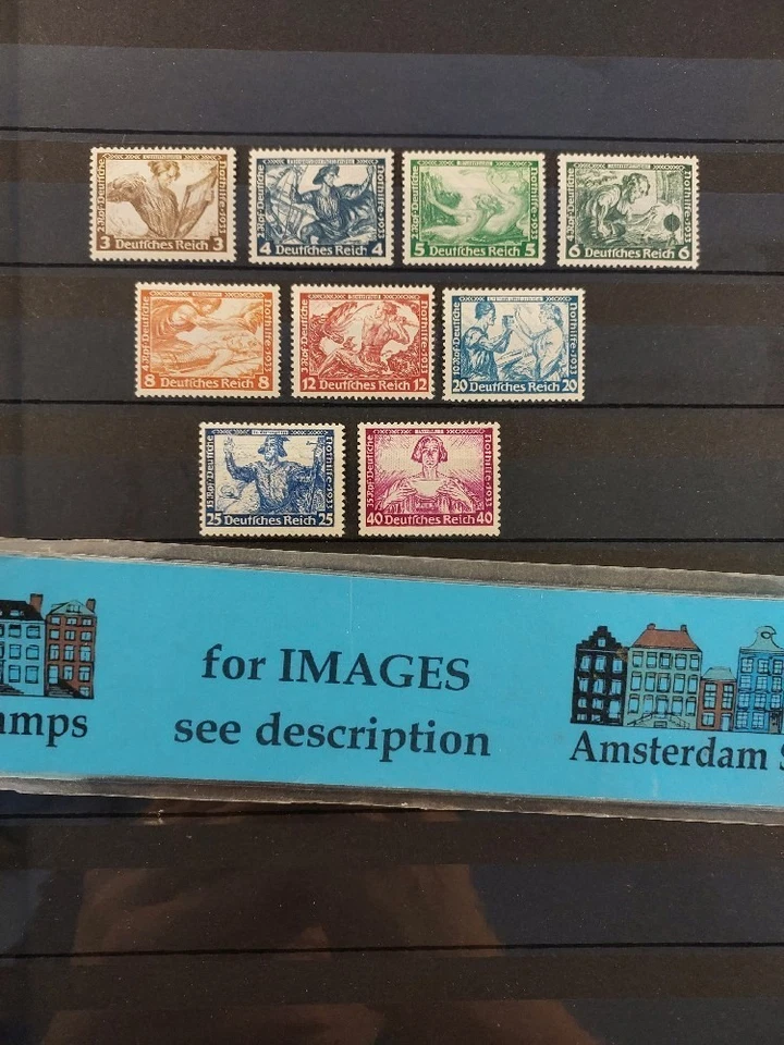 Germany Reich 1933 Nothilfe very fine MNH good set CV EUR 2900,- TOP! - Image 1 of 1