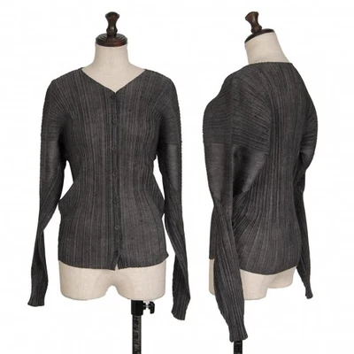 PLEATS PLEASE Pleated Cardigan Size 3(K-130412) - Image 1 of 4