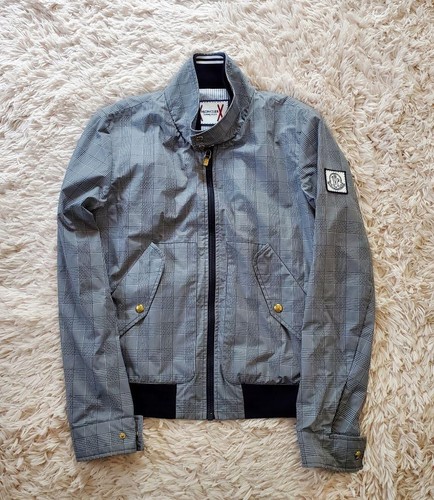 Moncler Giacca Uomo S Fuori Produzione Gomma Blu Taglia 1 Tom Marrone Edizione Limitata VHTF