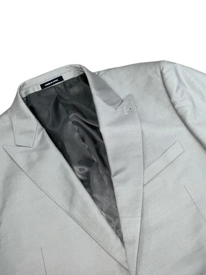 Blazer Paul Fredrick 46 XL Super 120s Abrigo Deportivo de Lana Traje Chaqueta Solapa Pico Foto 1 de 4