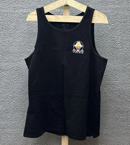 Vans Tank Top Herren L Schwarz Ärmellos Rundhals Off The Wall Palme Sonnenuntergang - Bild 1 von 8
