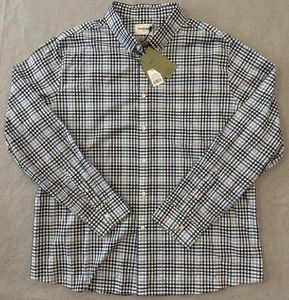 Camisa Goodfellow & Co Abotonada Azul A Cuadros Calce Ajustado Northrop Talla XXL - Imagen 1 de 12