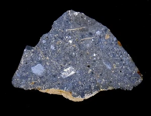 Meteorite BECHAR 006 - rare Lunar breccia - High Quality Thin Section - Picture 1 of 7