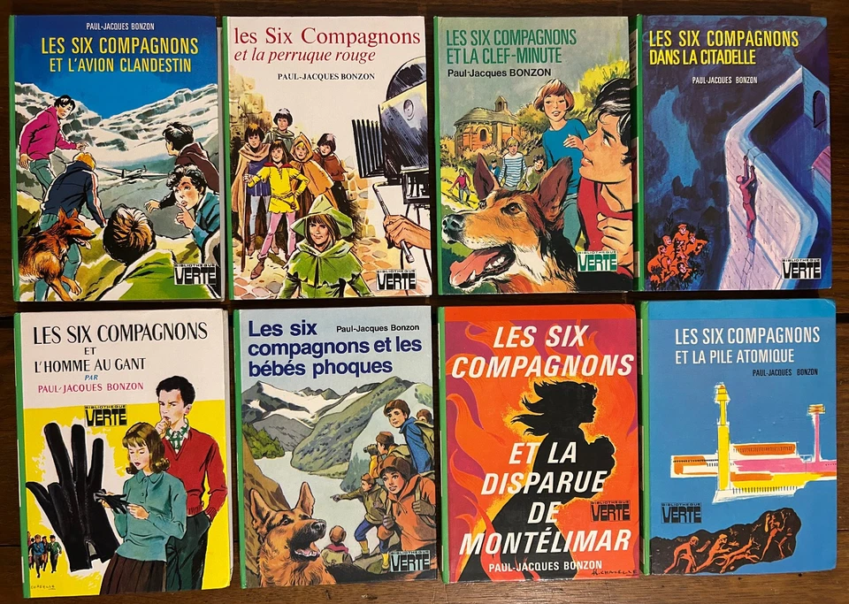 Lot 8 LES SIX COMPAGNONS Paul-Jacques Bonzon BIBLIOTHEQUE VERTE Années 70 - Photo 1/1