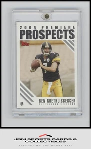 2004 Topps #PP1 Ben Roethlisberger Premiere Prospects RC - Picture 1 of 2